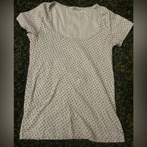 TRADED 🫐 Doen Brigette tee - blue flowers - size small